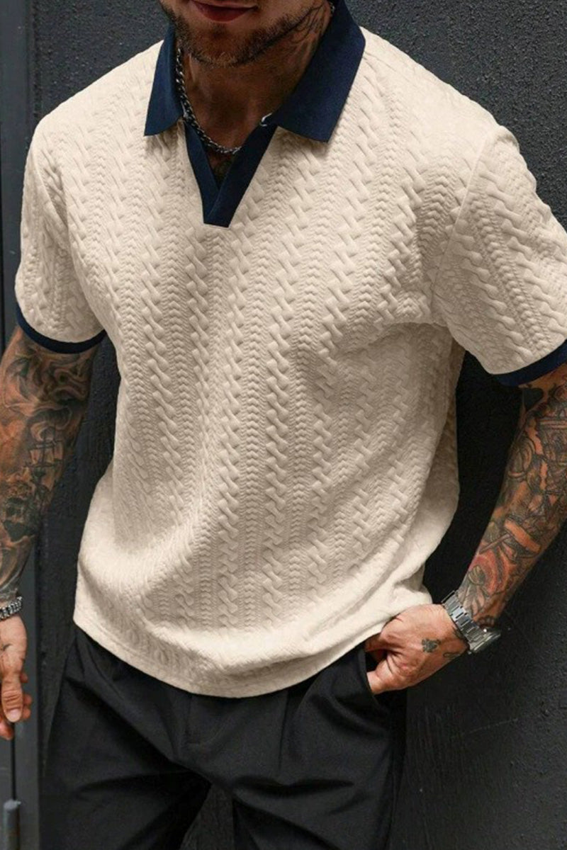 Men's Jacquard Knit Shirt