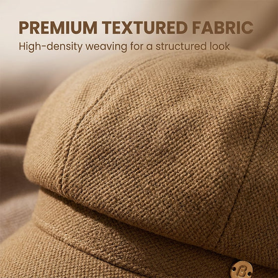 British-Style Newsboy Cap