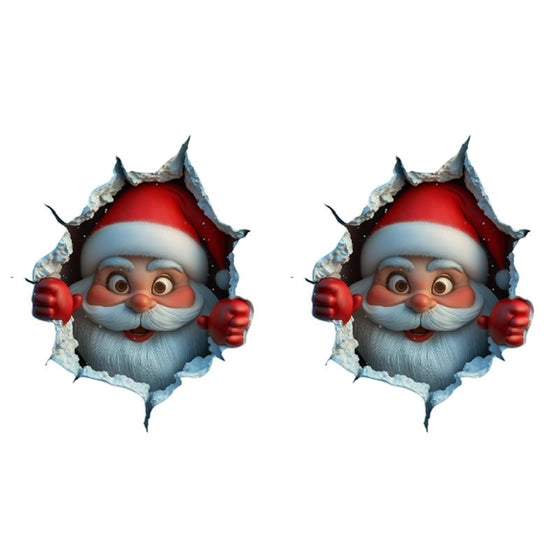Santa Claus Wall Sticker Set