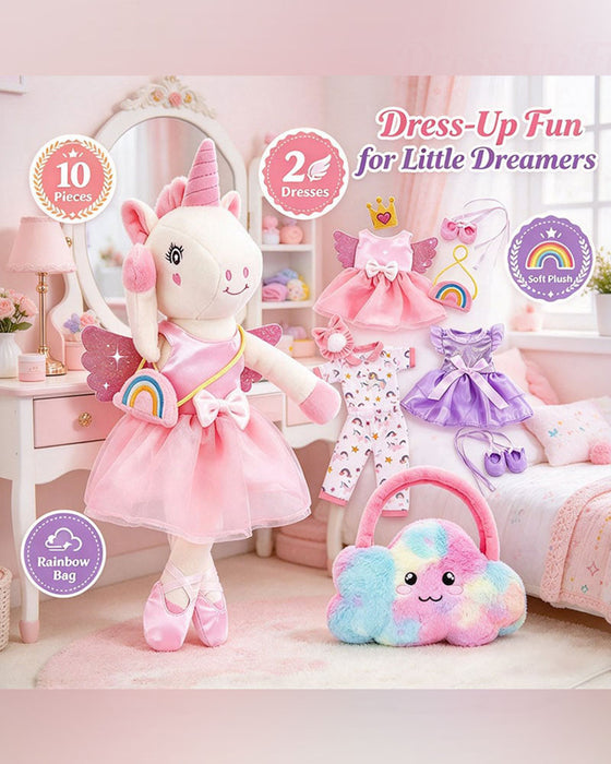 Ballerina Unicorn Plush Toy