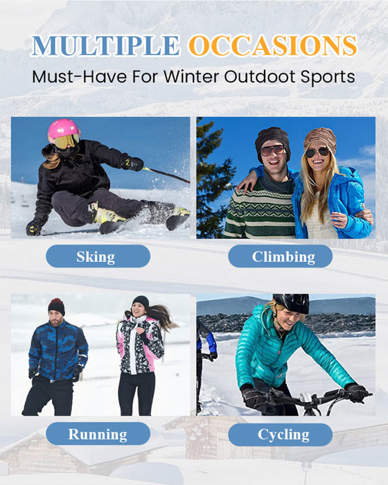 Wind-Resistant Outdoor Hat And Scarf For Women