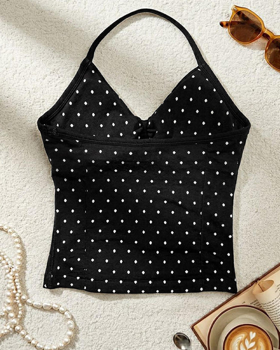 Halter Tank Top Sports Set