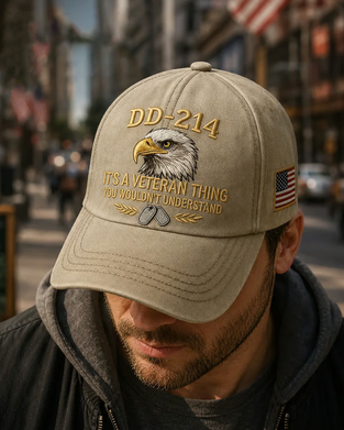 DD-214 Veteran 3D Embroidered Cap