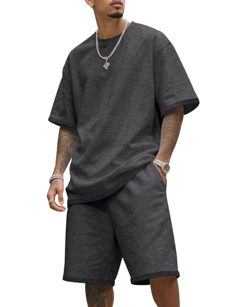 Short Sleeve Shorts Two-Piece Set