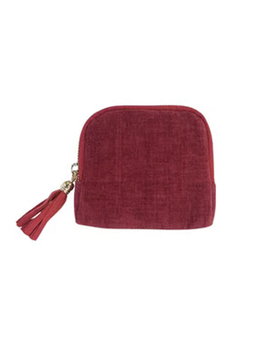 Fringed Jewelry Storage Pouch