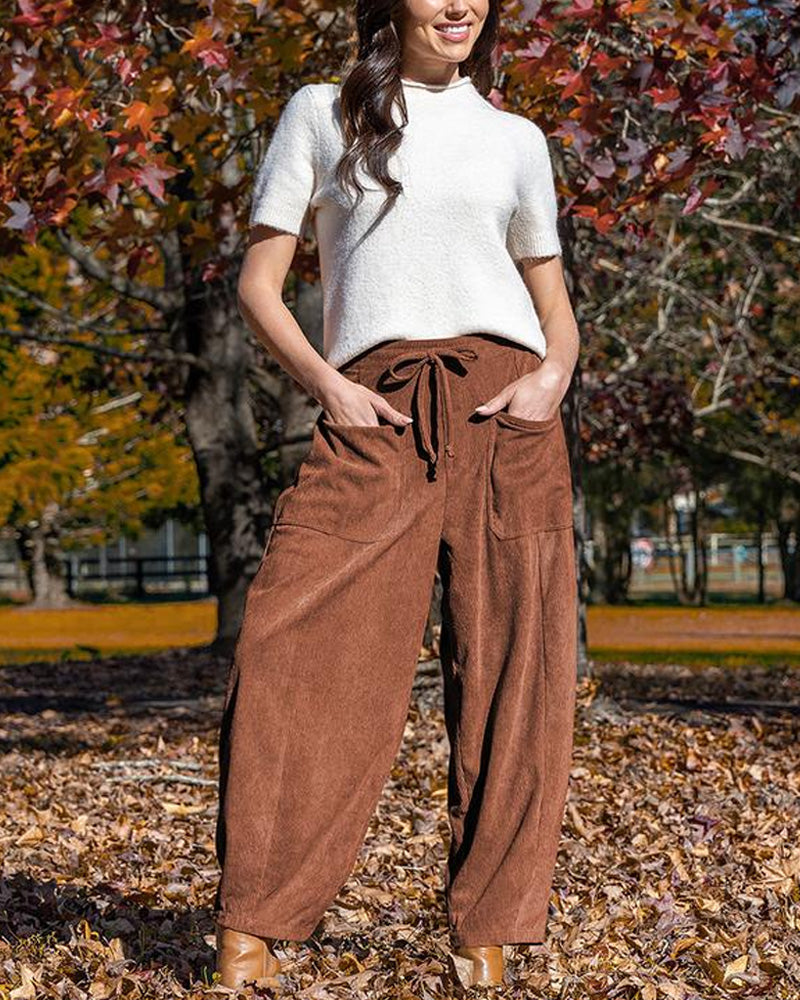 Women’s Corduroy Wide Leg Pants