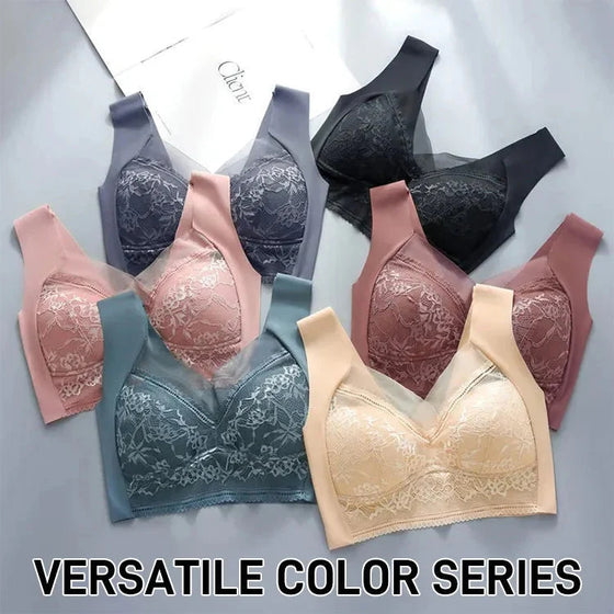 👙 Super comfortable and soft women's lace bra without steel ring