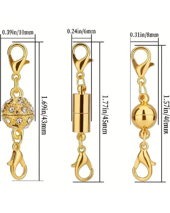 12 Pack Magnetic Necklace Clasps and Closures
