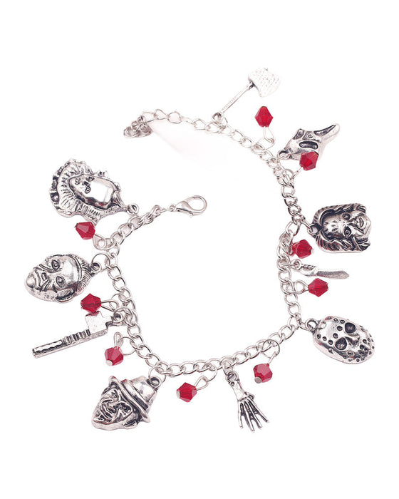 Halloween jason mask bracelet