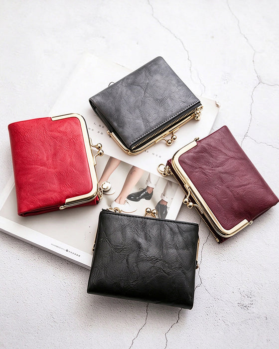 Mini Fashion Ladies Square Short Wallet