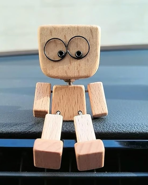 Charming Swaying legs Little Wooden Figure