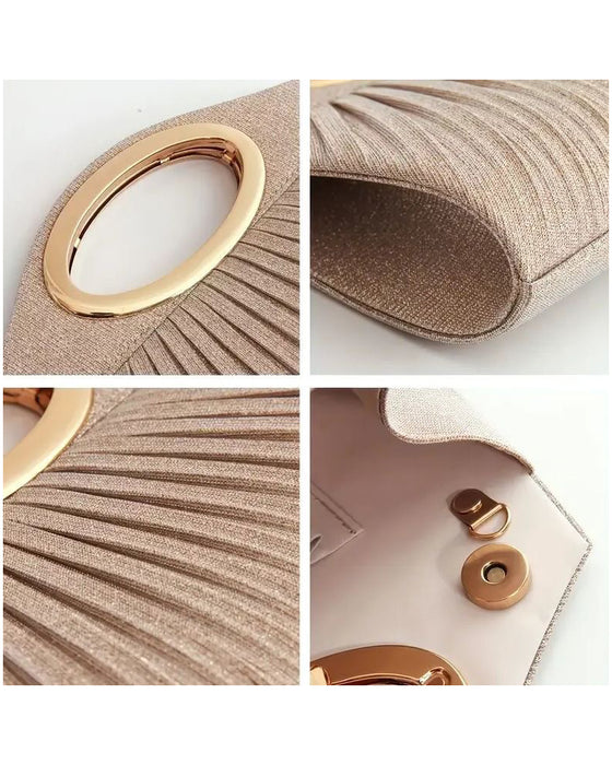 Women's Elegant Glitter Evening Clutch Bag