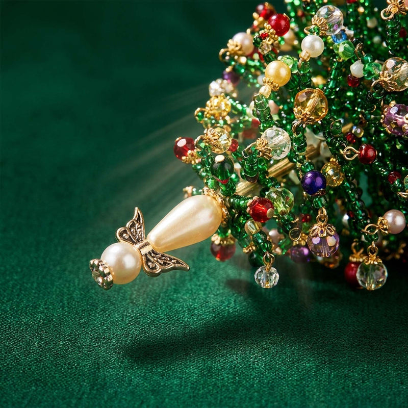 DIY Beaded Christmas Tree Ornament Craft Kit-price zap