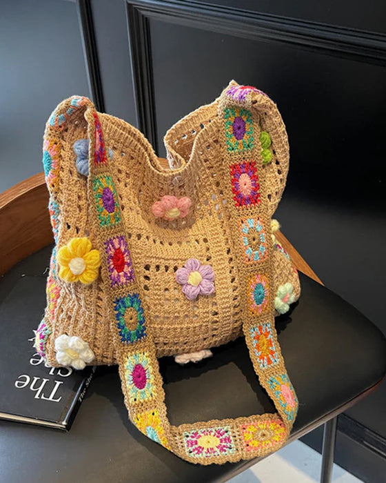 Women'S Ethnic Crochet Crossbody Bag