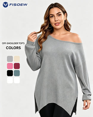 Irregular Solid Long Sleeve Top
