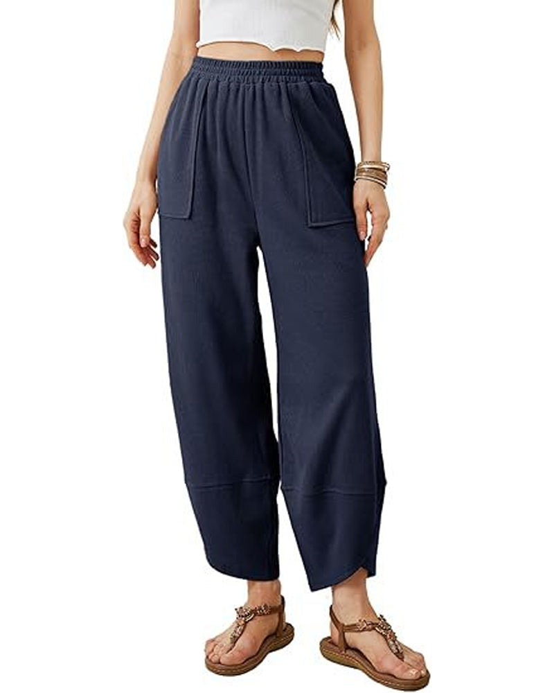 Women’S Harem Barrel Wide Leg Pants