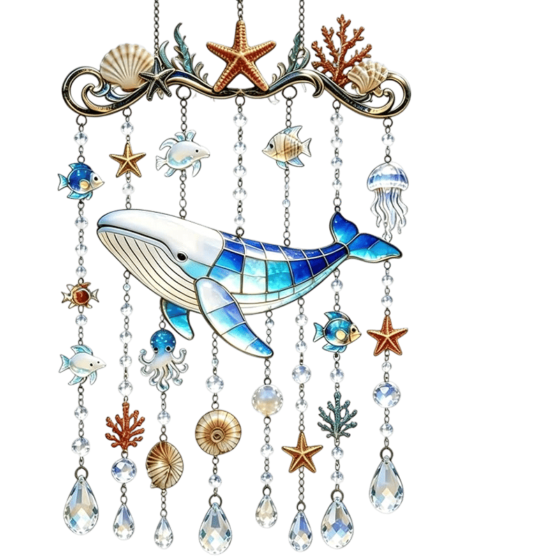 2D Ocean-Themed Wind Chime