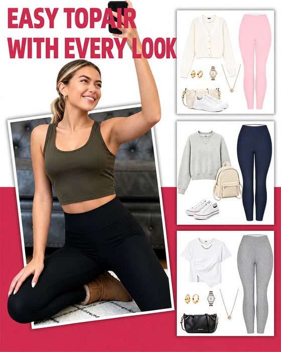 Winter Thick High Waist Warm Leggings Yoga Pants