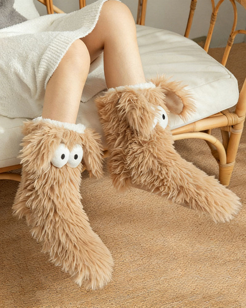 Winter Sherpa Floor Socks