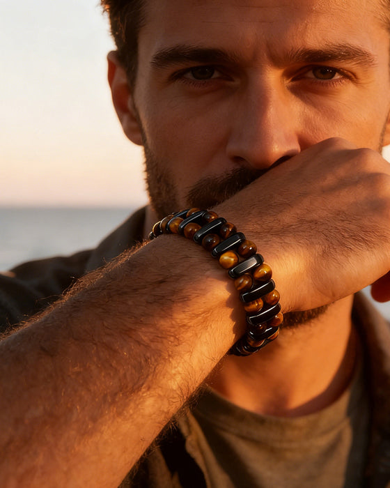 Natural Tiger's Eye Stone Bracelet