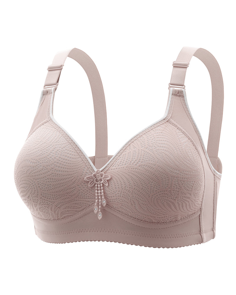 Sexy Floral Wire-Free Bra