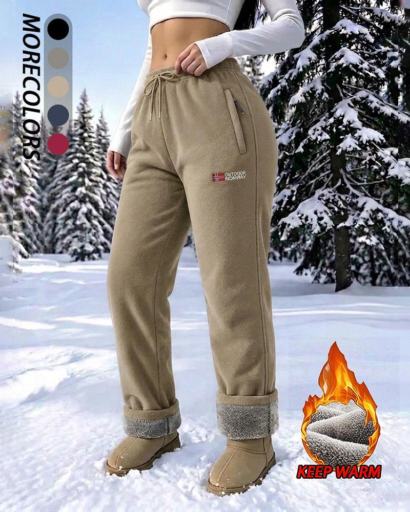 Warm Fleece Pocket Pants
