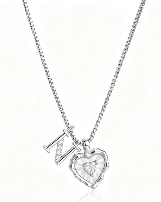 A–Z Micro Pave Letter Pendant Necklace