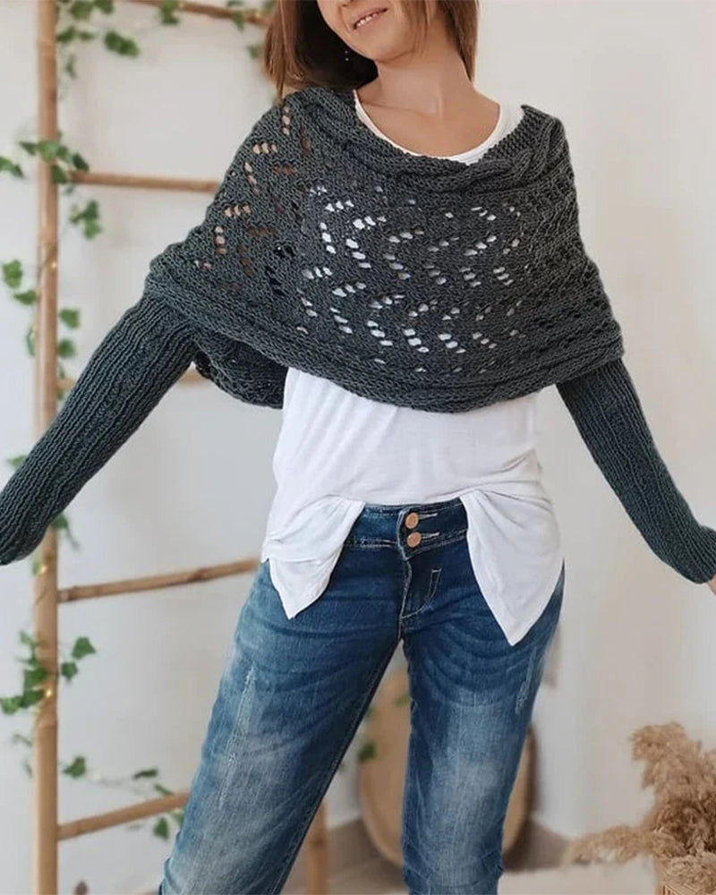Women's Fashionable Knitted Scarf Shawl
