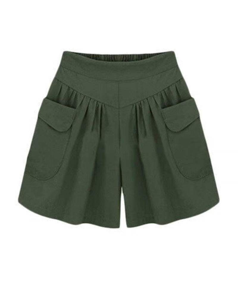 Loose High-Waisted Slimming Shorts