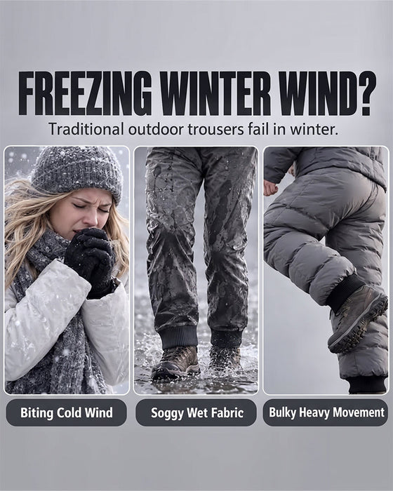Fleece-Lined Outdoor Thermal Pants