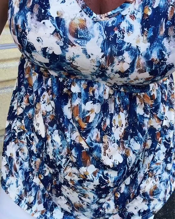 Sexy Printed Sleeveless Tank Top