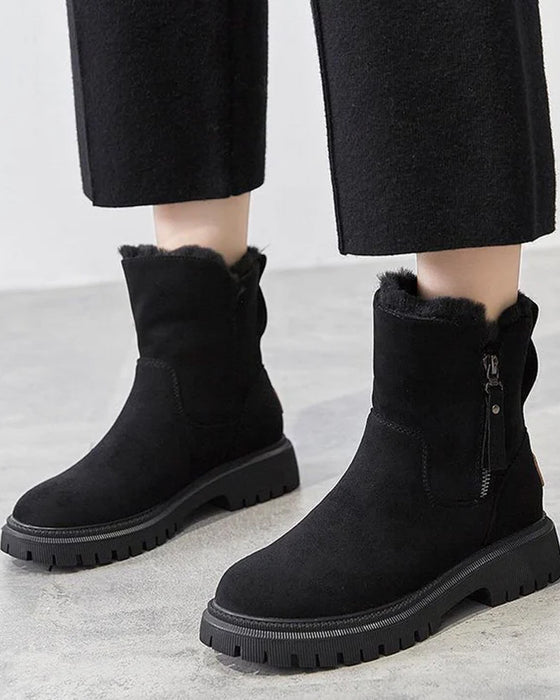 Women's Winter Fleece Snow Boots