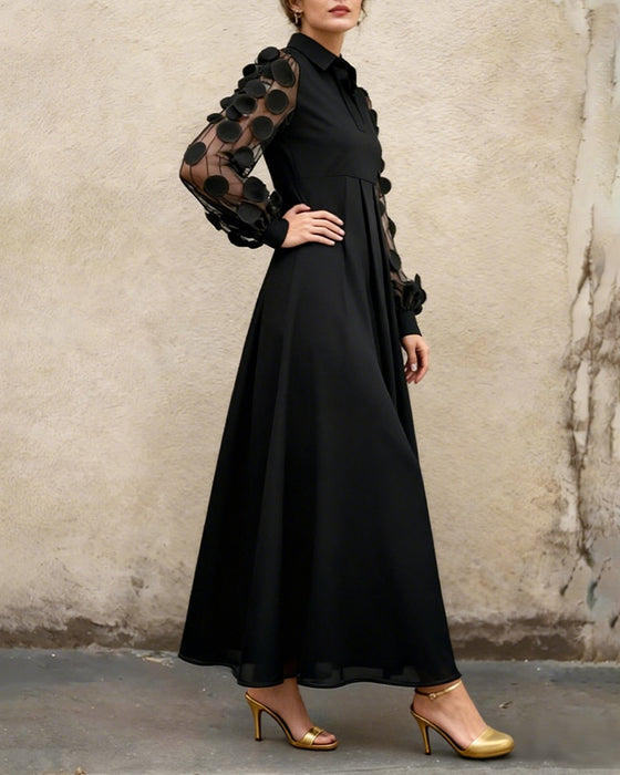 Fashionable V-Neck Elegant Dress