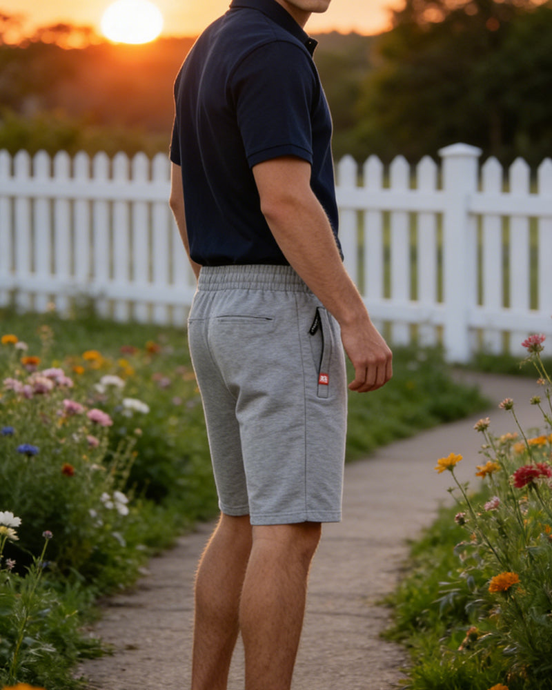 Men's Solid-Color Beach Shorts