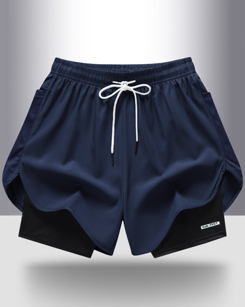 Breathable Quick-Dry Double-Layer Shorts