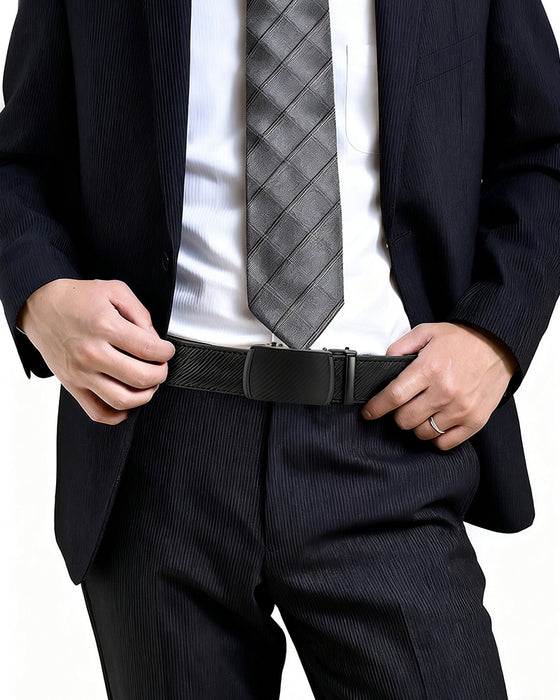 🎁 Leather Ratchet Belt With Adjustable Buckle💼