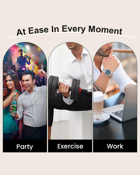 Men's Solid Long Sleeve Shirt