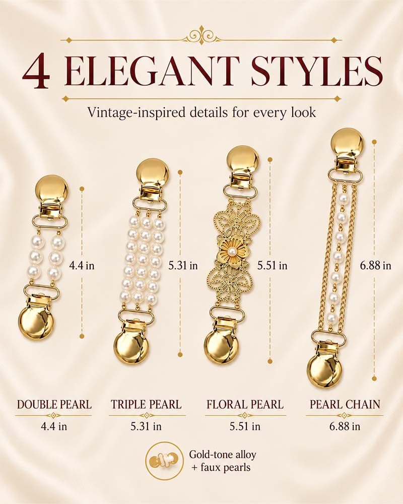 📿Multi-use Waist Cinch Clip | Cardigan & Shawl Clothing Fastener💎