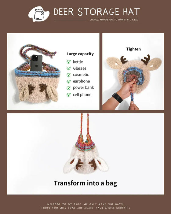 Original design Festive Christmas Antler Hat
