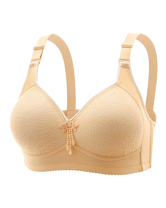 Sexy Floral Wire-Free Bra