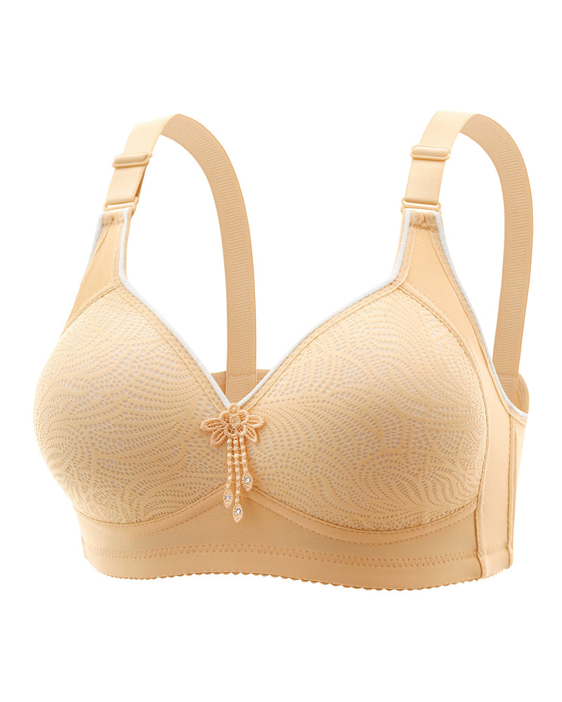 Sexy Floral Wire-Free Bra