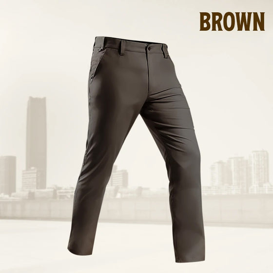 Men's Active Khaki Pants With Expandable Waistband