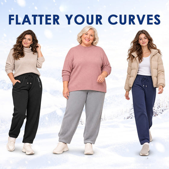 Thermal Fleece Lined Casual Active Pants