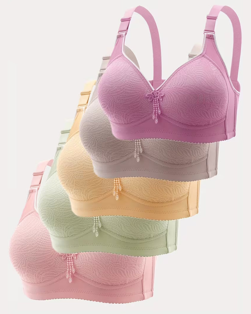 Sexy Floral Wire-Free Bra