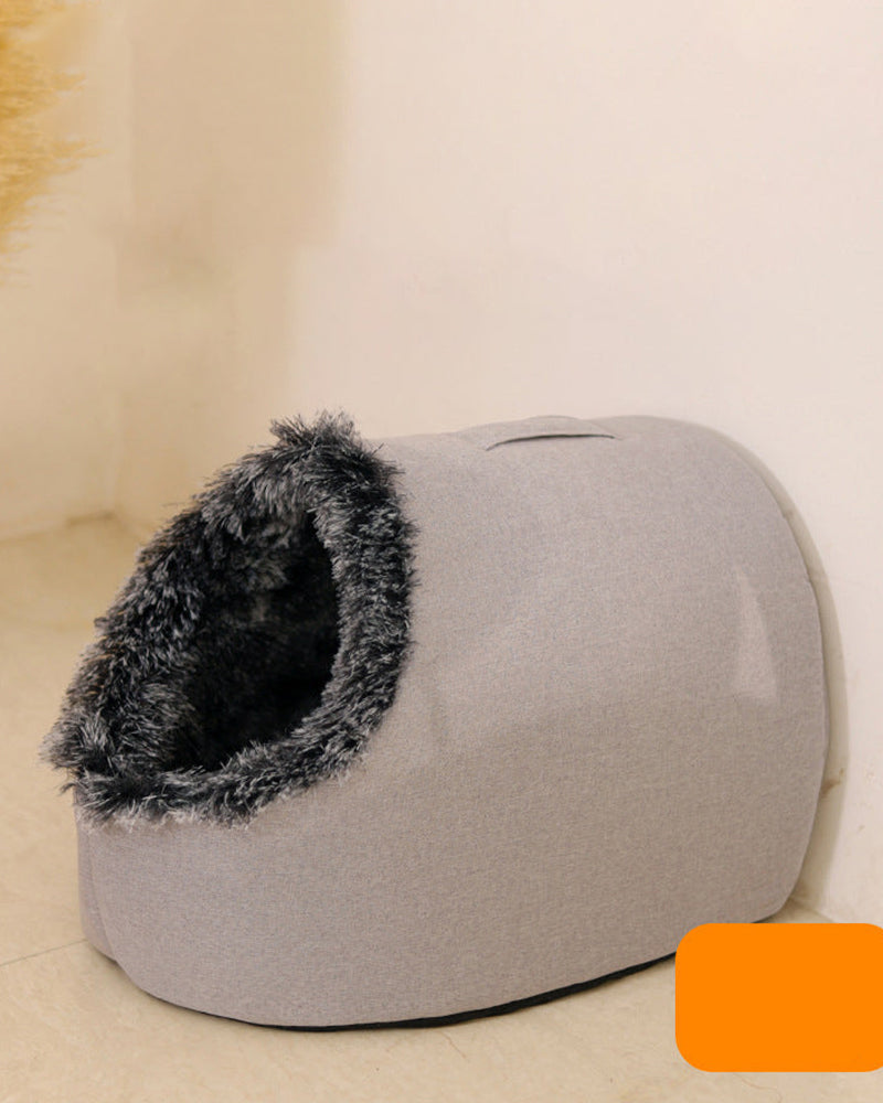 OFFWinter Warm Pet Cave Bed