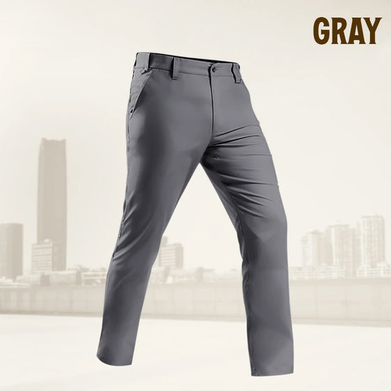 Men's Active Khaki Pants With Expandable Waistband