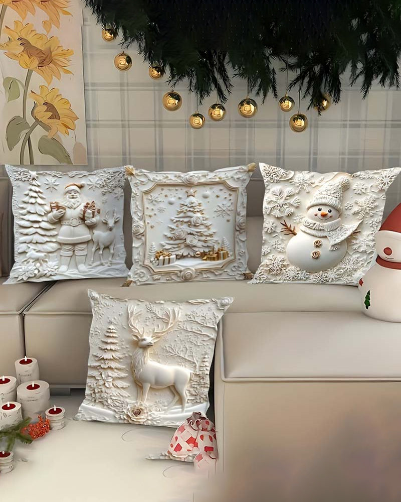 Elegant Christmas Decorative Pillowcases