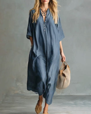 Casual Loose Shirt Long Dress