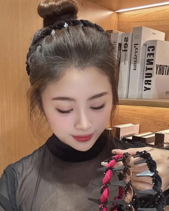 Vintage High Cranium Artificial Pearl Hairband