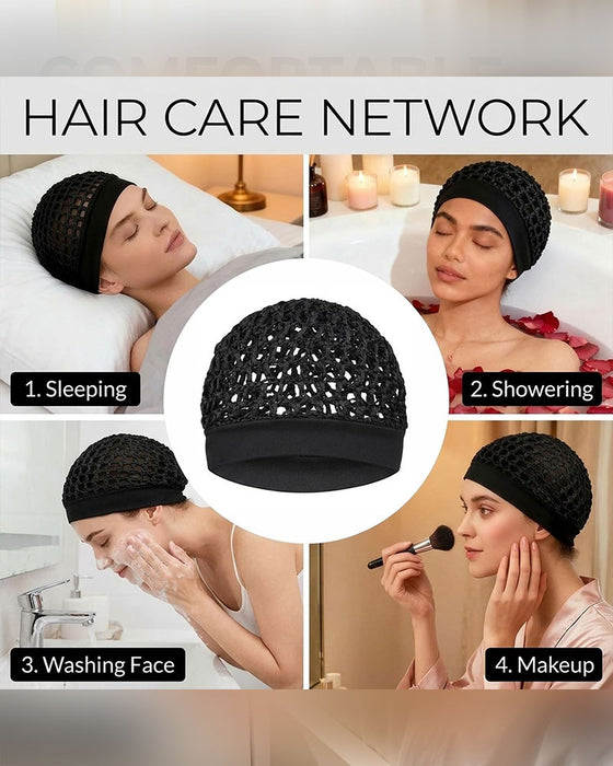 Stretchy Wide-Edge Sleeping Cap